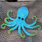 Octopus Metal Wall Art