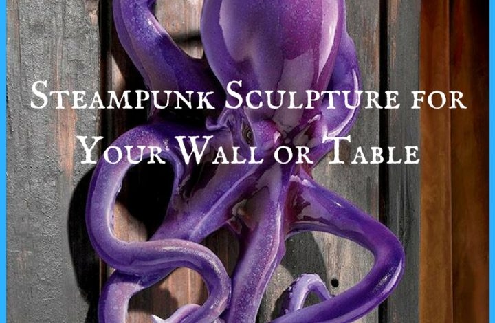 Steampunk Sculpture for Your Wall or Table