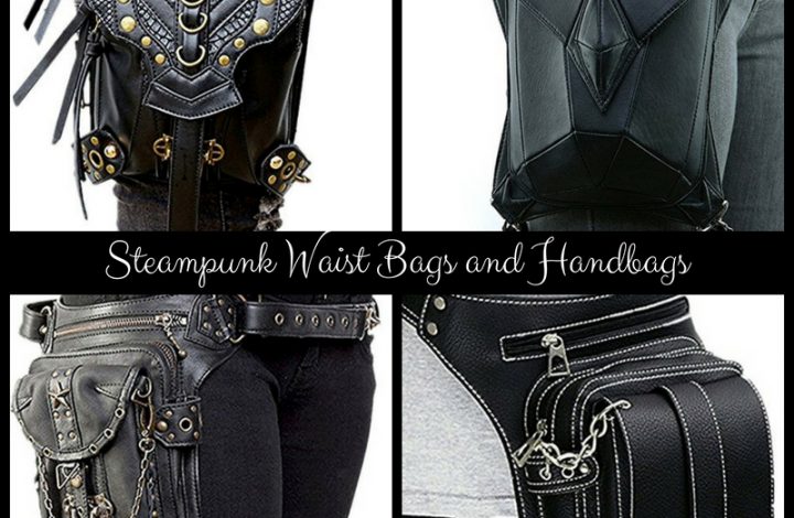 Steampunk Waist Bags and Handbags for Cosplay or Every Day