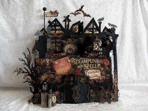 Steampunk Spells House Display