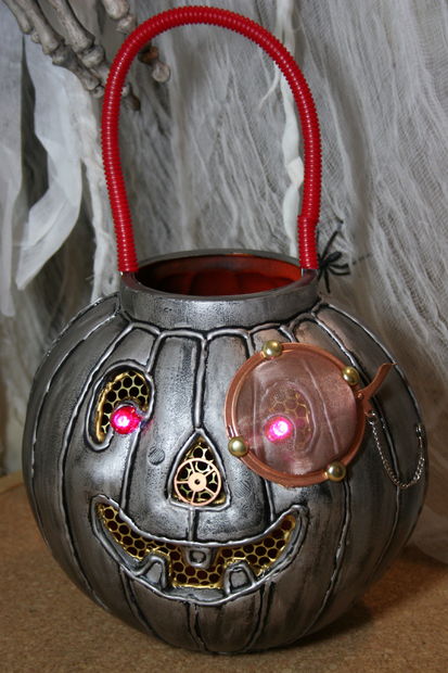 DIY Steampunk Pumpkins