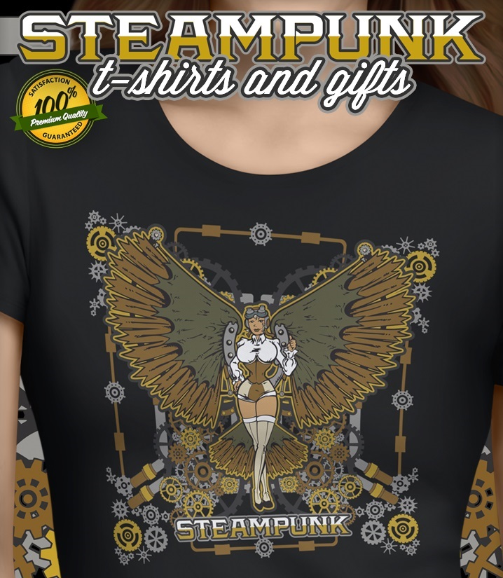 Unique Steampunk T-Shirts for Men, Women & Youth