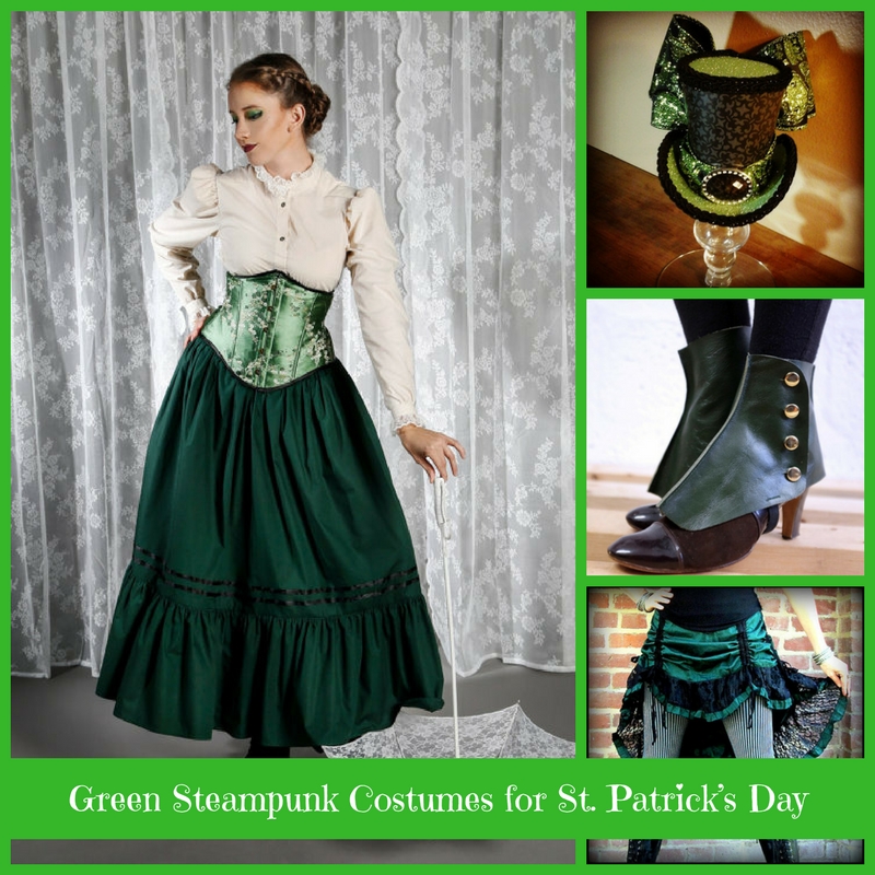 Green Steampunk Costumes for St. Patrick’s Day