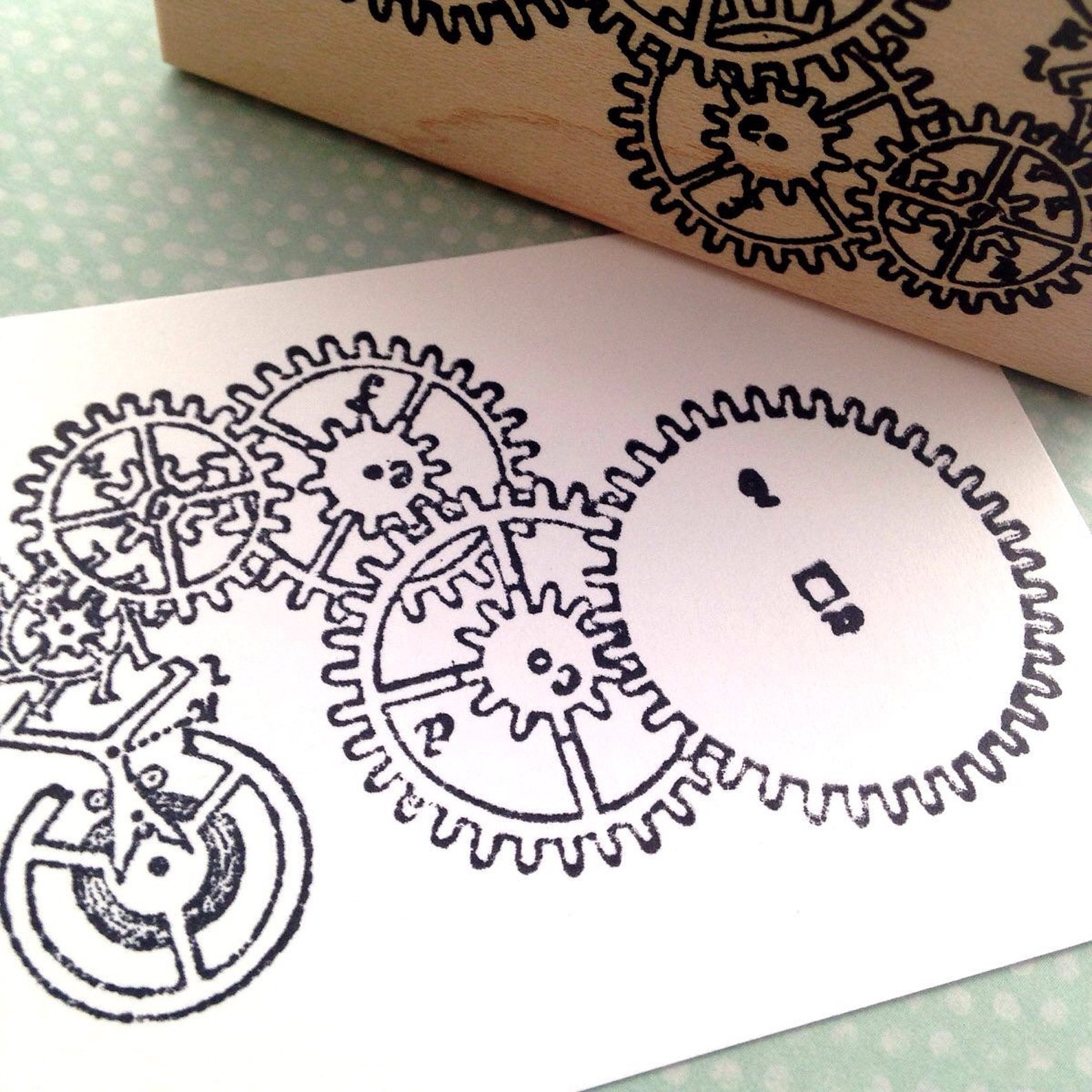 Steampunk Rubber Stamps and Papercraft Supplies