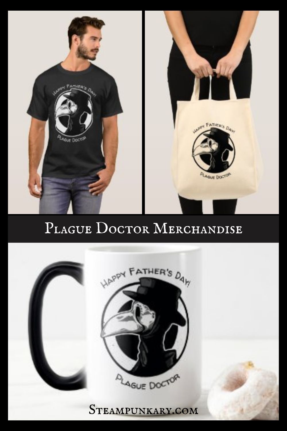 Plague Doctor Merchandise on Amazon and Zazzle