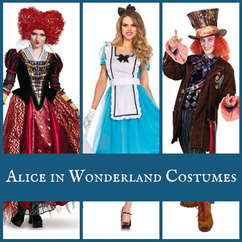 alice in wonderland character costumes