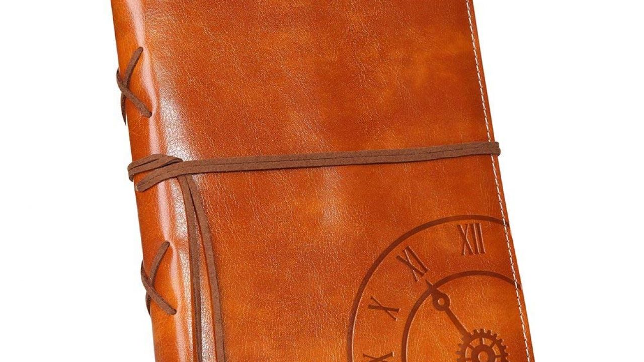 Evergreen Forest Refillable Embossed Leather Writing Journal