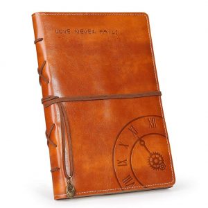 Refillable Embossed Vintage Leather Writing Journals