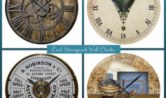 Cool Steampunk Wall Clocks