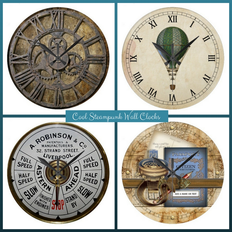 Cool Steampunk Wall Clocks