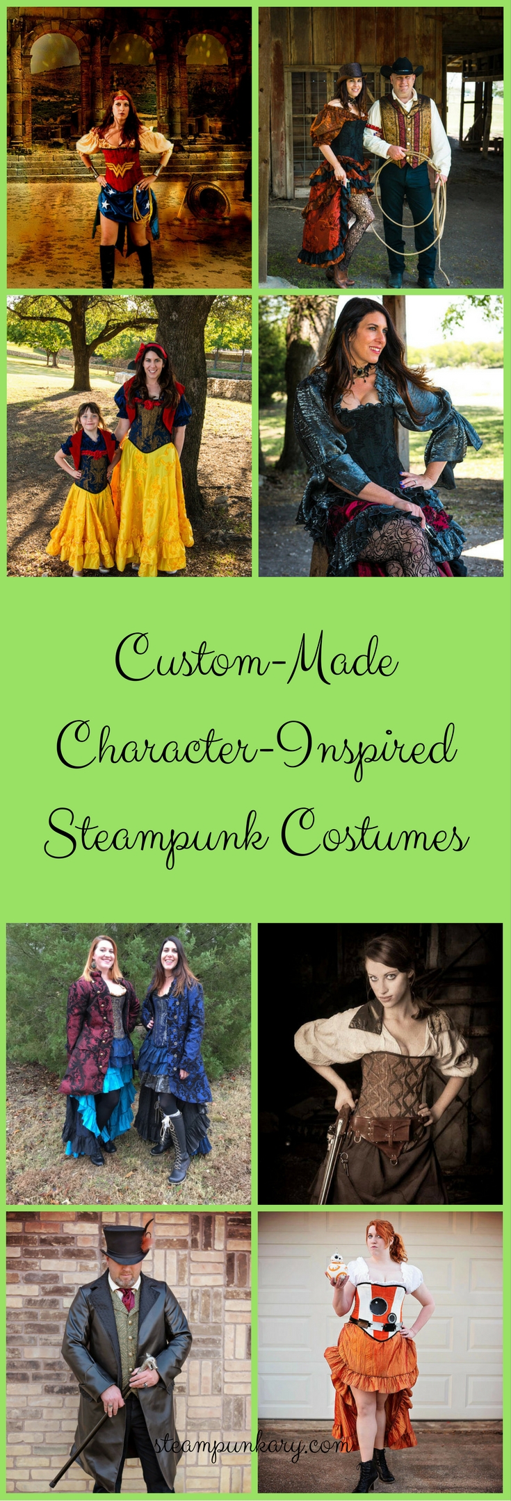 Custom-Made Character-Inspired Steampunk Costumes