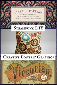 DIY Steampunk Creative Fonts and Graphics to Craft and Design