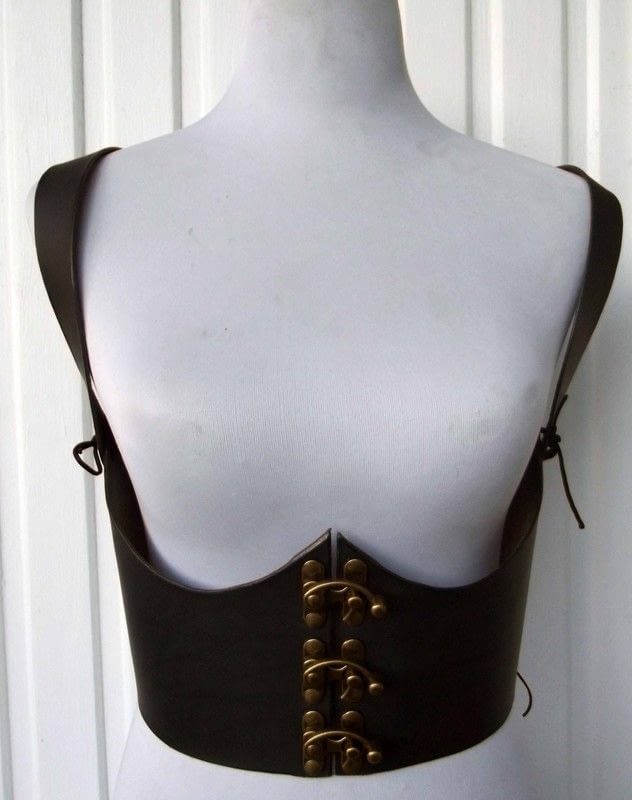DIY Steampunk Underbust Leather Vest