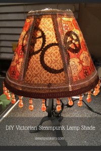 DIY Victorian Steampunk Lamp Shade