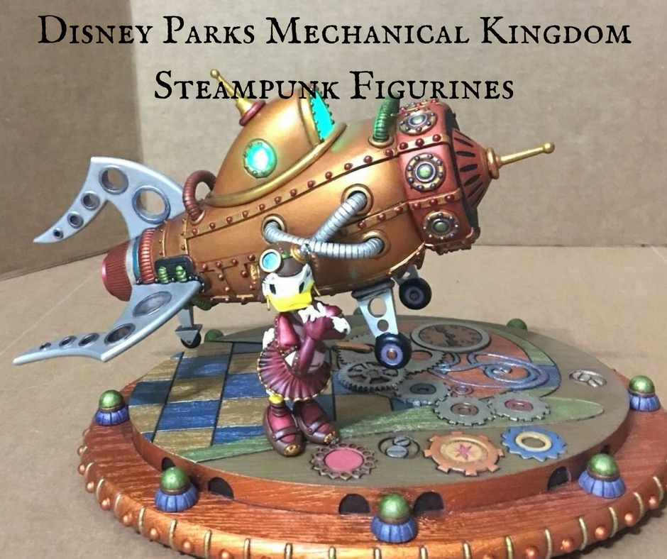 Disney Parks Mechanical Kingdom Steampunk Figurines
