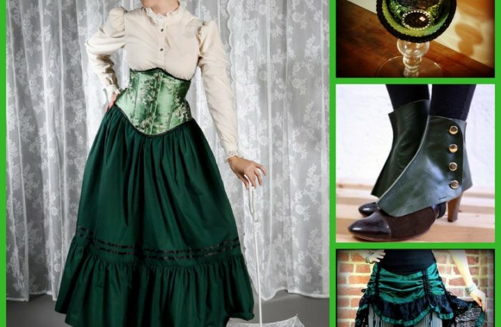 Green Steampunk Costumes for St. Patrick's Day