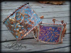 DIY Hammered Copper Cuff Bracelet