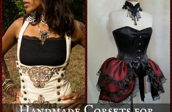 Handmade Corsets for Steampunk Cosplay