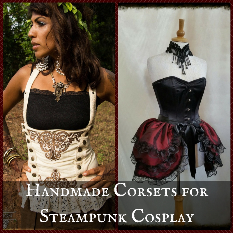 Handmade Corsets for Steampunk Cosplay