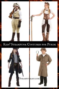 Kids' Steampunk Costumes for Purim