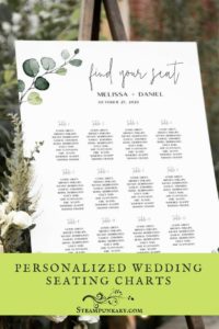 Personalized Wedding Seating Charts