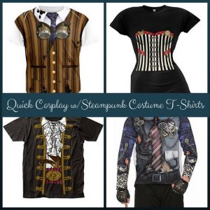Quick Cosplay with Steampunk Costume T-Shirts