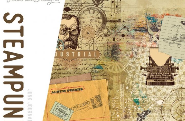 Printable Steampunk Vintage Junk Journal & Digital Paper Kits