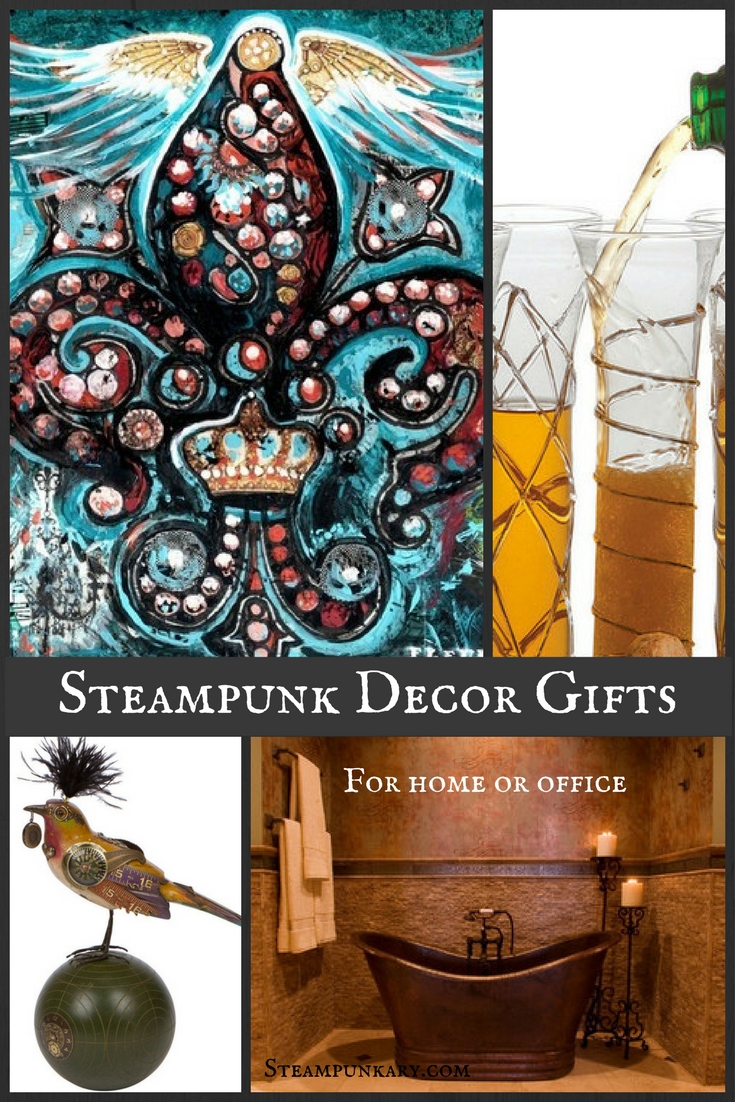 Steampunk Decor Gifts for Home or Office