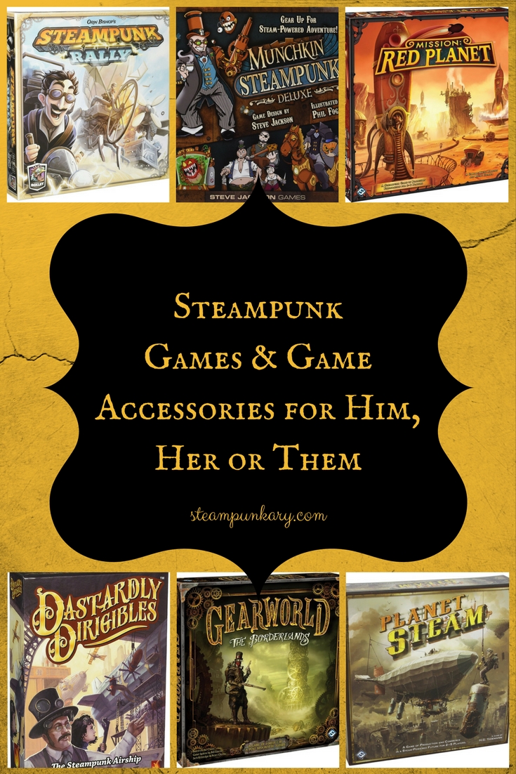 Steampunk Games & Game Accessories for Him, Her or Them