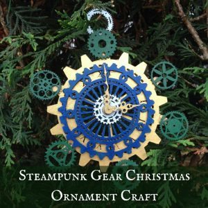 Steampunk Gear Christmas Ornament Craft