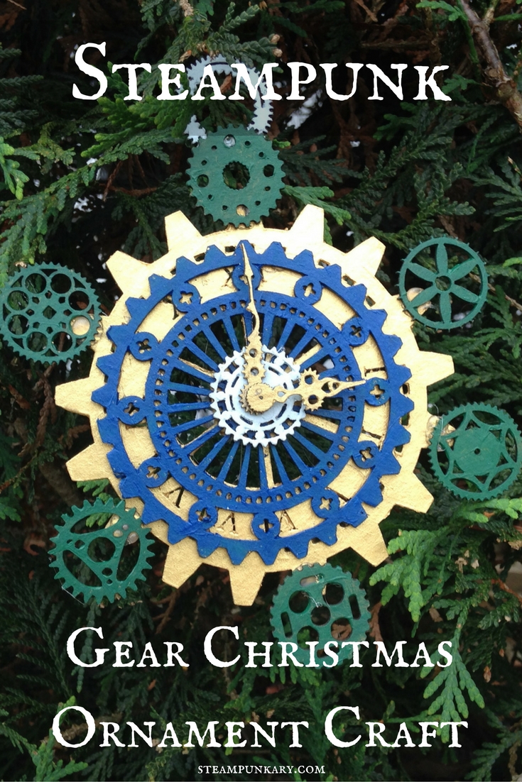 Steampunk Gear Christmas Ornament Craft