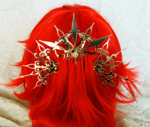 Steampunk Hair Comb Castilian