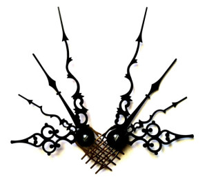 Steampunk Hair Comb Titania Noir