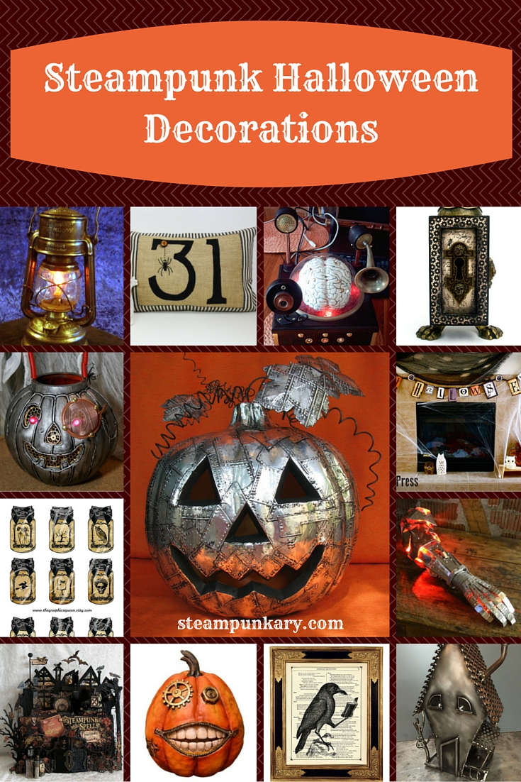 Steampunk Halloween Decorations