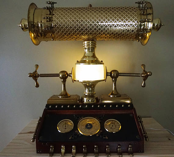 Incredible Industrial Machine Age Steampunk Lamps
