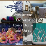 Steampunk Octopus Home Decor and Gifts