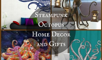Steampunk Octopus Home Decor and Gifts