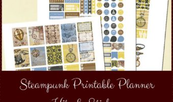 Steampunk Printable Planner Kits & Stickers