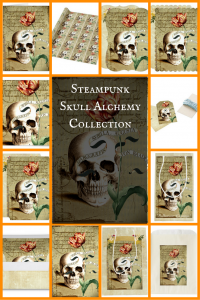 Steampunk Skull Alchemy Collection
