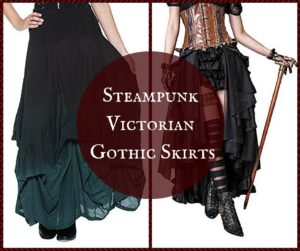 Retro Steampunk Victorian Gothic Skirts