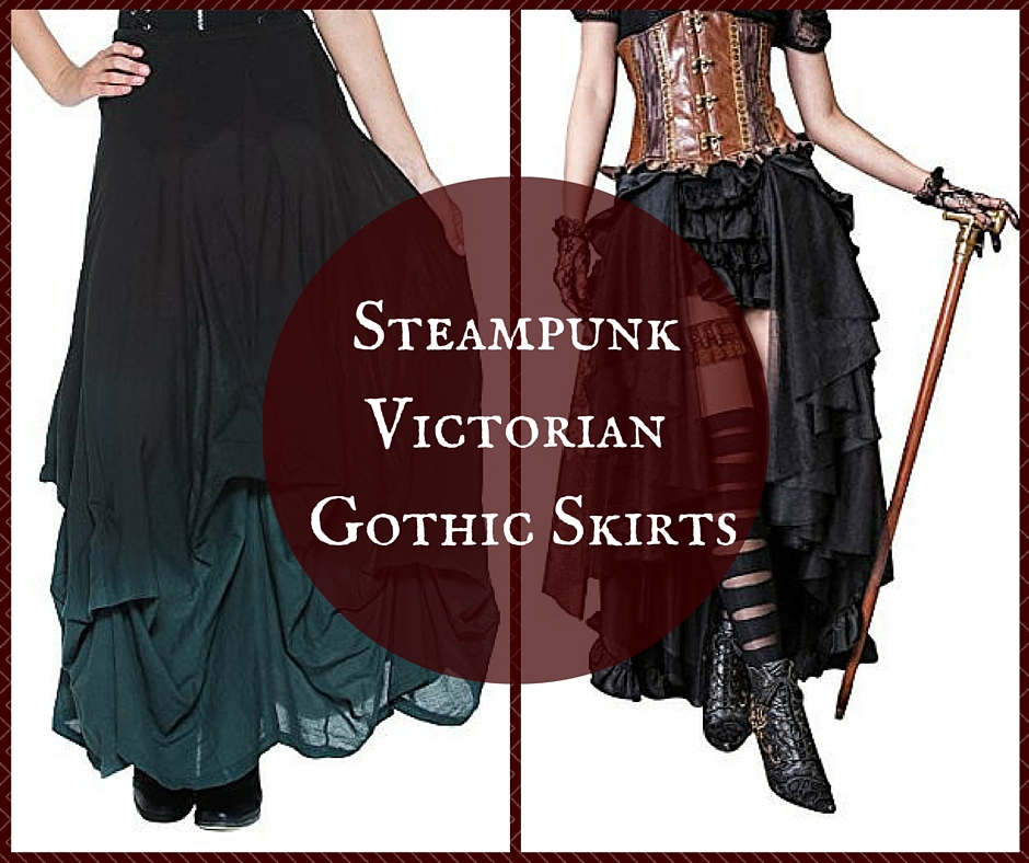 Steampunk-Victorian-Edwardian-Gothic-BLACK & RED STRIPE PETTICOAT Plus Sizes 