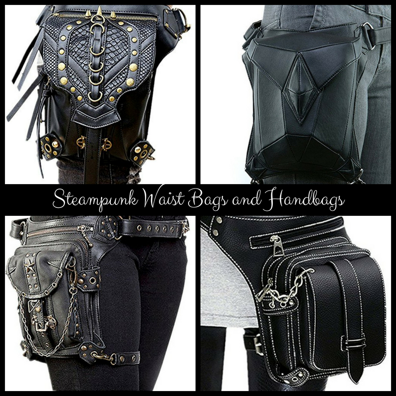 High Quality PU Leather Unisex Hip Drop Leg Bag Waist Fanny Belt Bum  Gothtic Motorcycle Steam Punk Rock Messenger Shoulder Pack