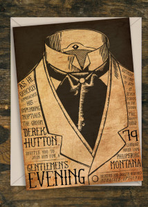 Printable Steampunk Wedding Invitation