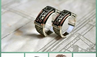Steampunk Wedding Rings for Men and Women