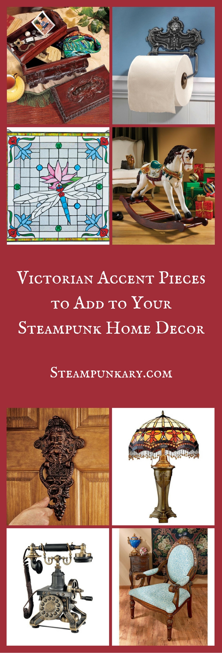 Victorian Accent Pieces to Add to Your Steampunk Home Decor