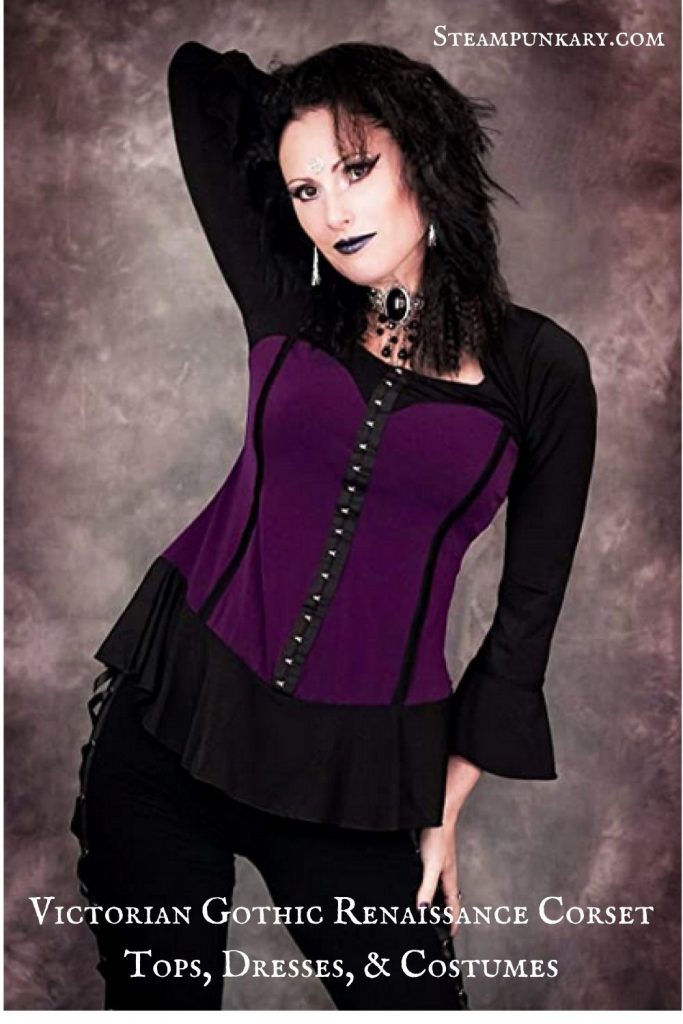 Dare to Wear Victorian Gothic Boho Womens Plus Size Embrace Corset Sweater