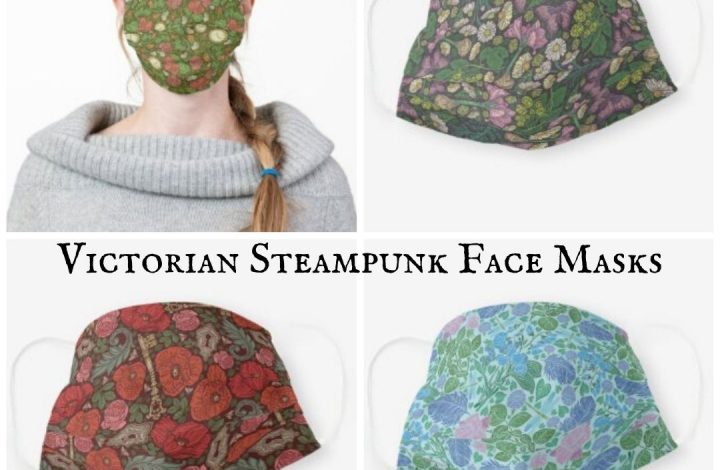 Victorian Steampunk Face Masks for COVID-19