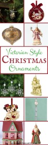 Victorian Style Christmas Ornaments