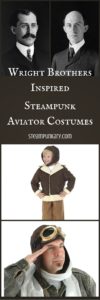 Wright Brothers Inspired Steampunk Aviator Costumes