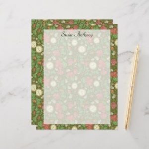 Victorian Garden Stationary with Personalized Header